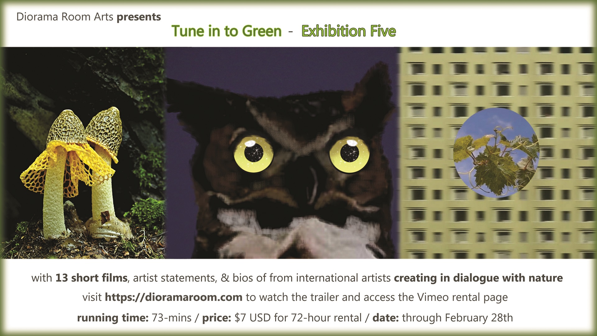 Tune in to Green - Exhibition Five poster